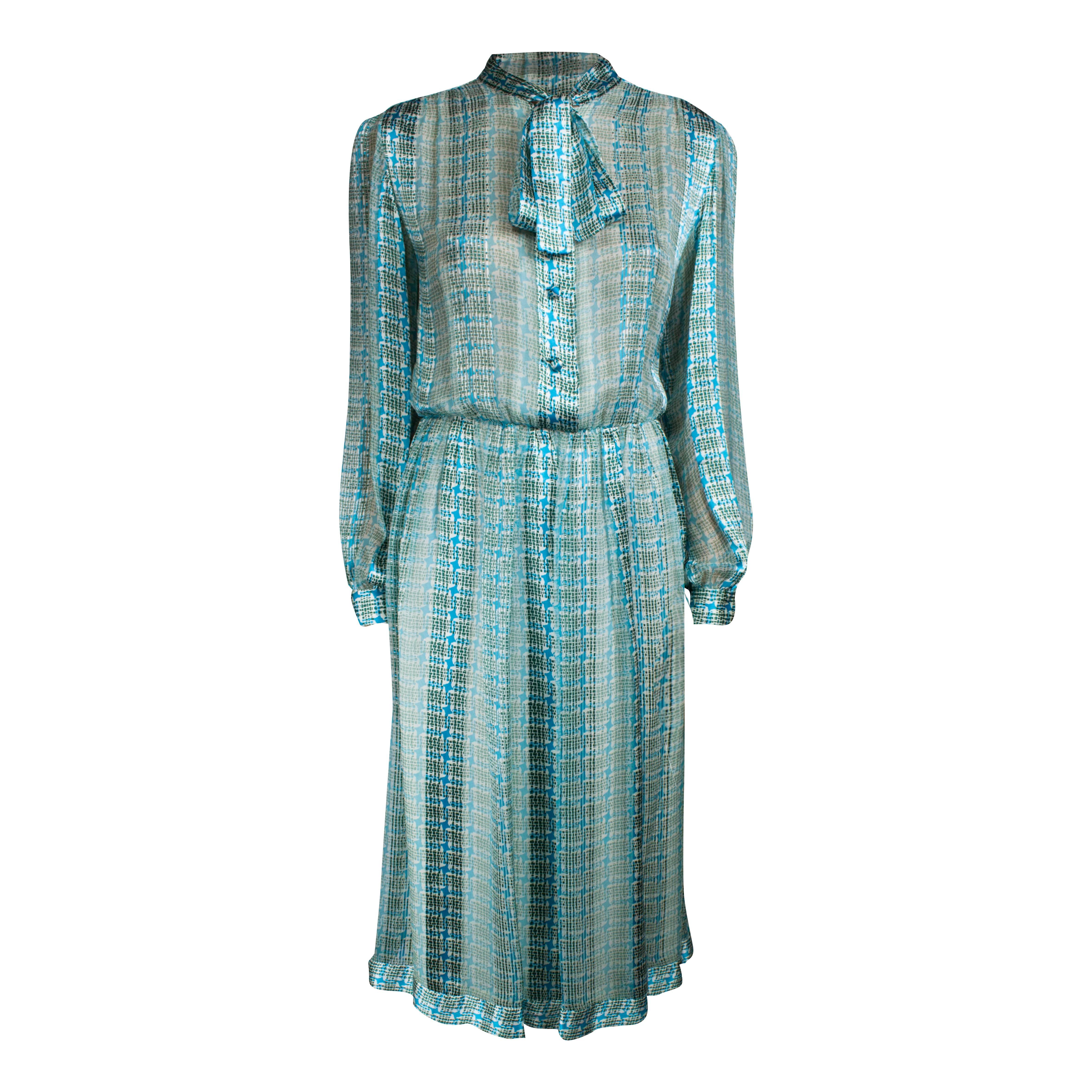 Silk Chiffon Dress
